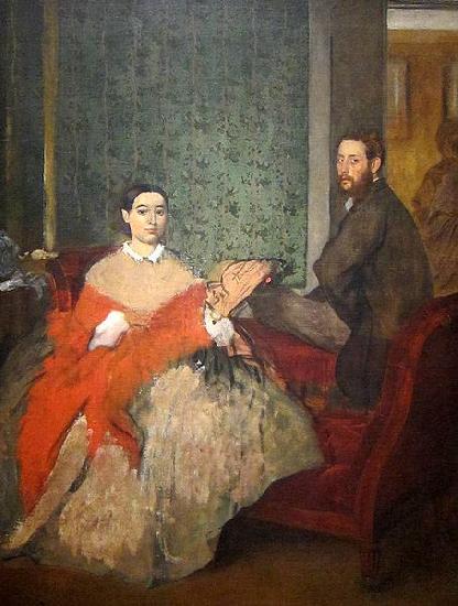 Edgar Degas Edmondo and Therese Morbilli Germany oil painting art